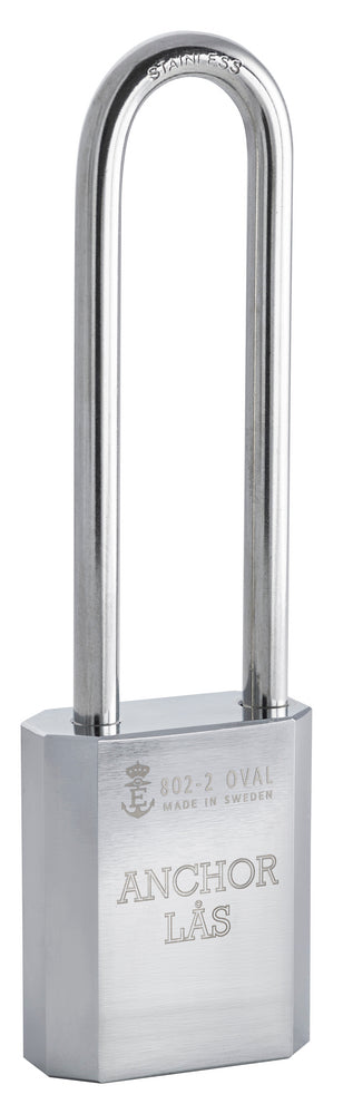 Hänglås Anchor 802-2 B110 oval cylinder -Självlåsande – Hög säkerhet och kvalitet