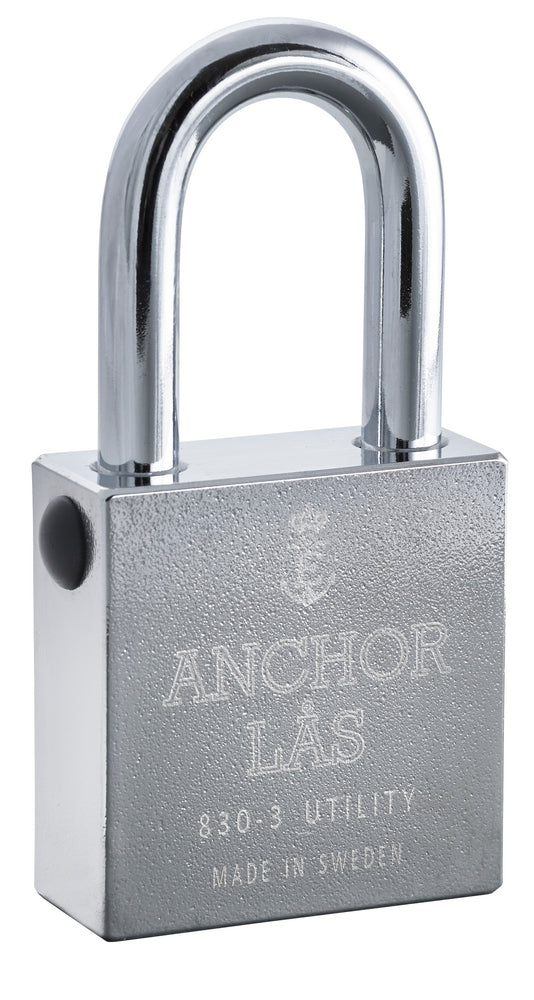 Hänglås Anchor 830-3 B50 Utility oval cyl Klass 3 – Hög säkerhet och kvalitet