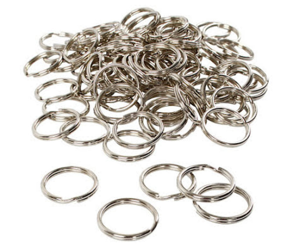 Metallnyckelringar 35mm, 100-pack – Hög säkerhet och kvalitet