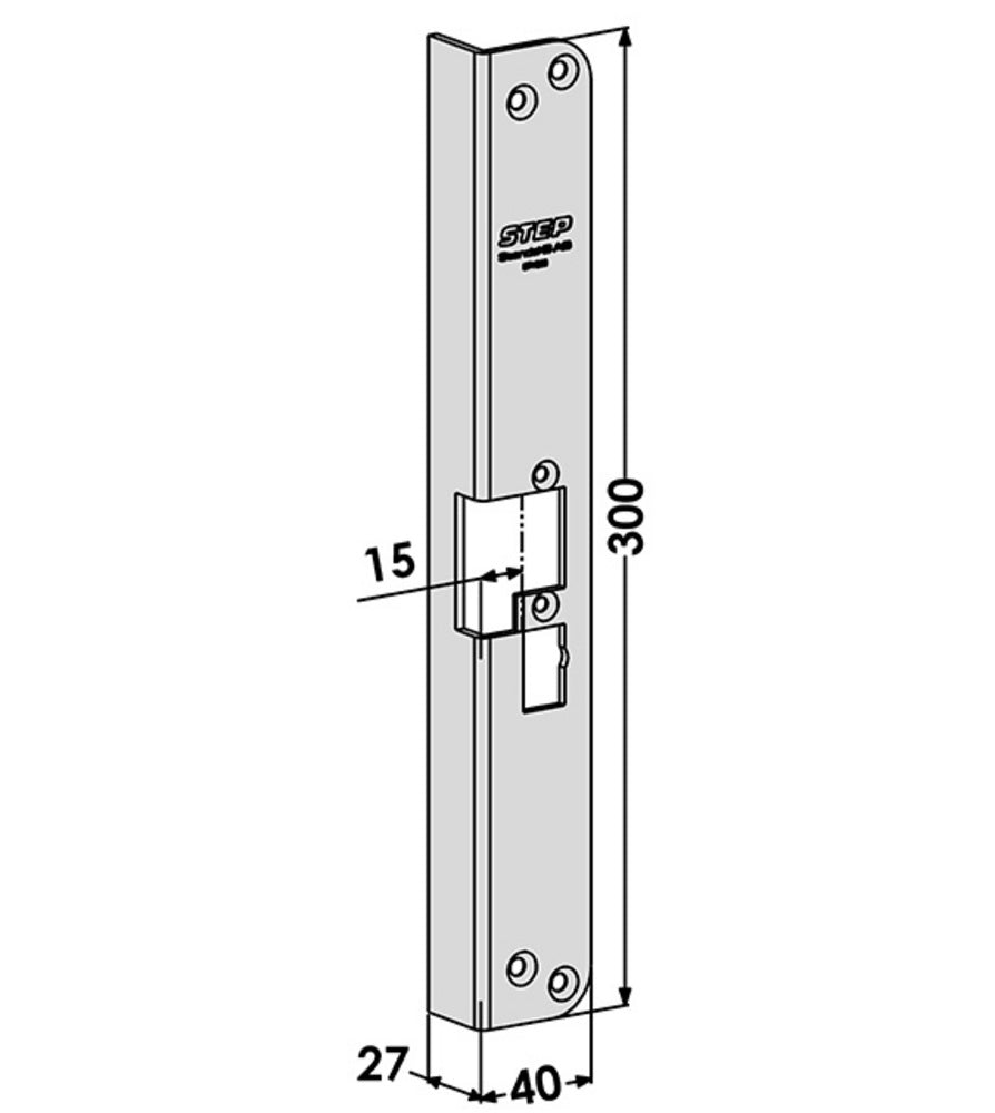 Monteringsstolpe ST4058 till STEP 40, 90 – Hög säkerhet och kvalitet