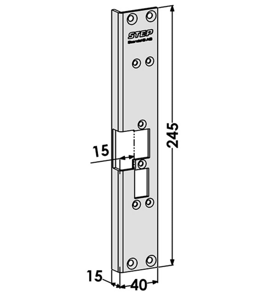 Monteringsstolpe ST6504H till STEP 60 – Hög säkerhet och kvalitet