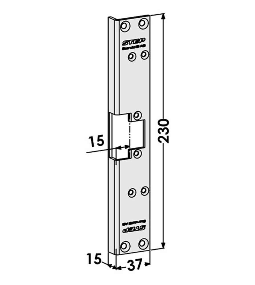 Monteringsstolpe ST6508 till STEP 60 (824) – Hög säkerhet och kvalitet