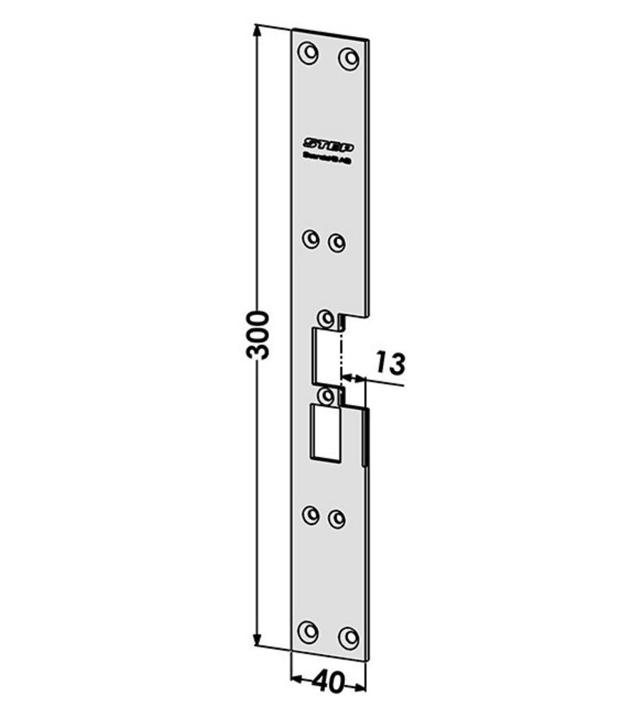 Monteringsstolpe ST6521 till STEP 60 Vänster – Hög säkerhet och kvalitet