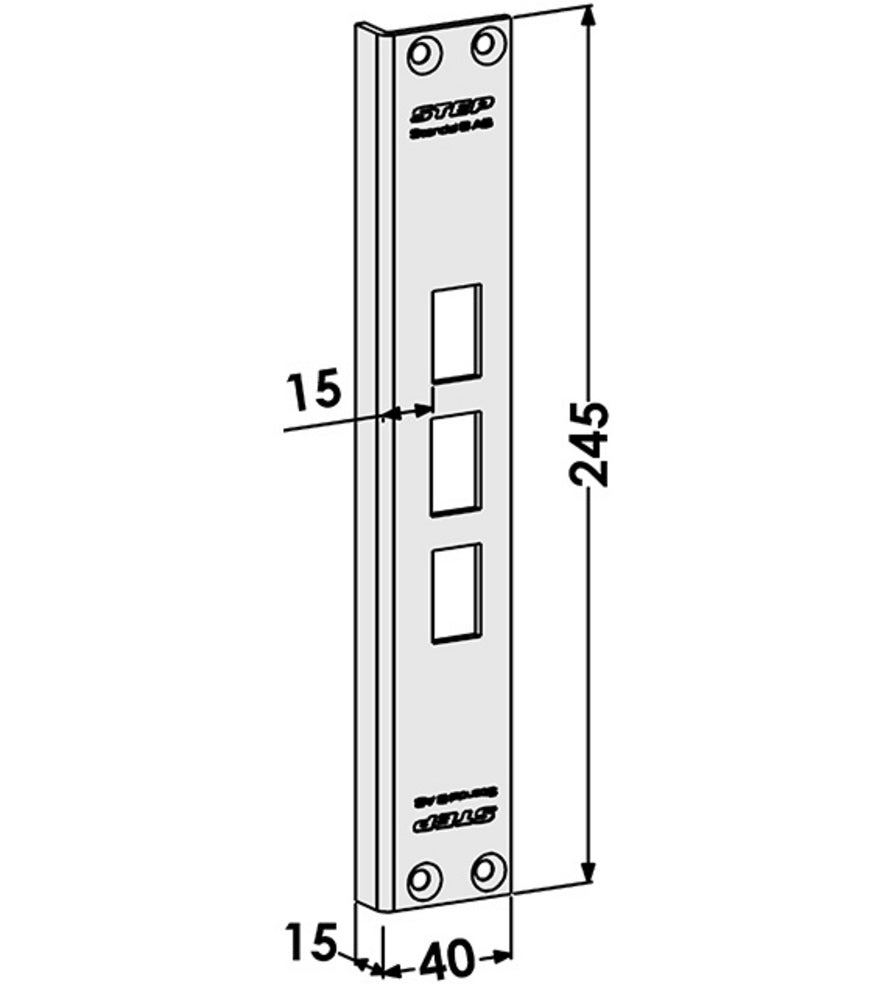 Ersättningsslutbleck ST6538 till 6504, 4002-15 (730) – Hög säkerhet och kvalitet