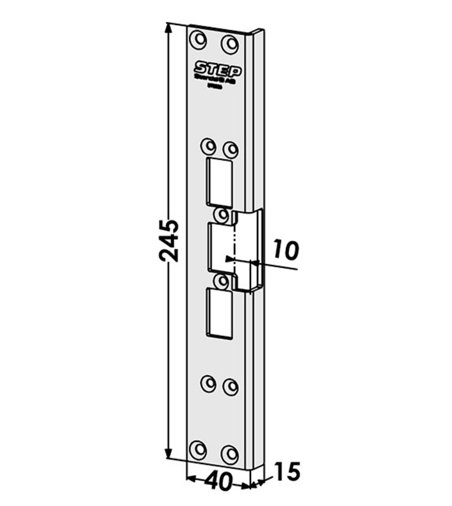 Monteringsstolpe ST6605 till STEP 60 – Hög säkerhet och kvalitet