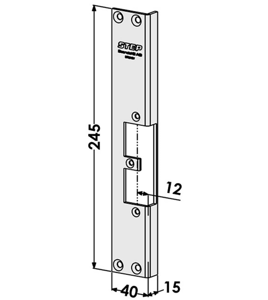 Monteringsstolpe ST9518V till STEP 92 – Hög säkerhet och kvalitet