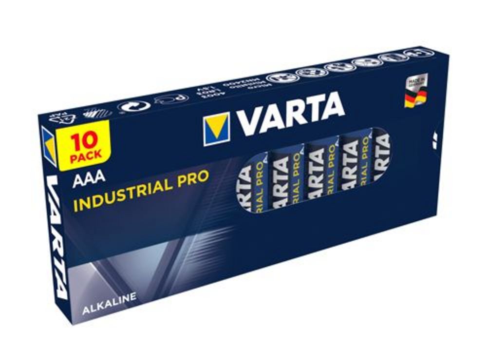 Batteri Varta LR03 AAA 10-pack Industrial – Hög säkerhet och kvalitet
