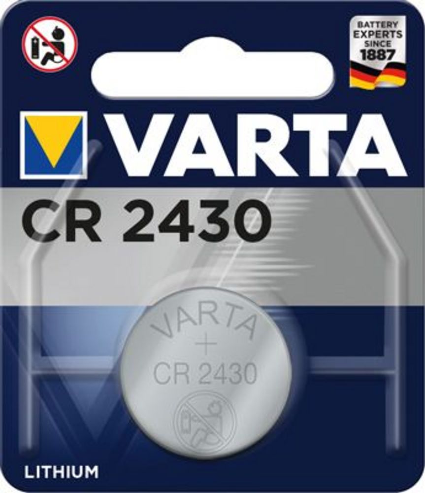Batteri Varta CR2430 1-pack Lithium – Hög säkerhet och kvalitet
