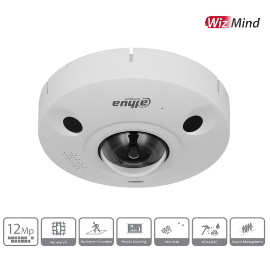 12MP IR Fisheye WizMind Network    Camera – Hög säkerhet och kvalitet