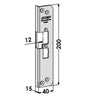 Monteringsstolpe ST4006H till STEP 40 vinkel (1887-1) – Hög säkerhet och kvalitet