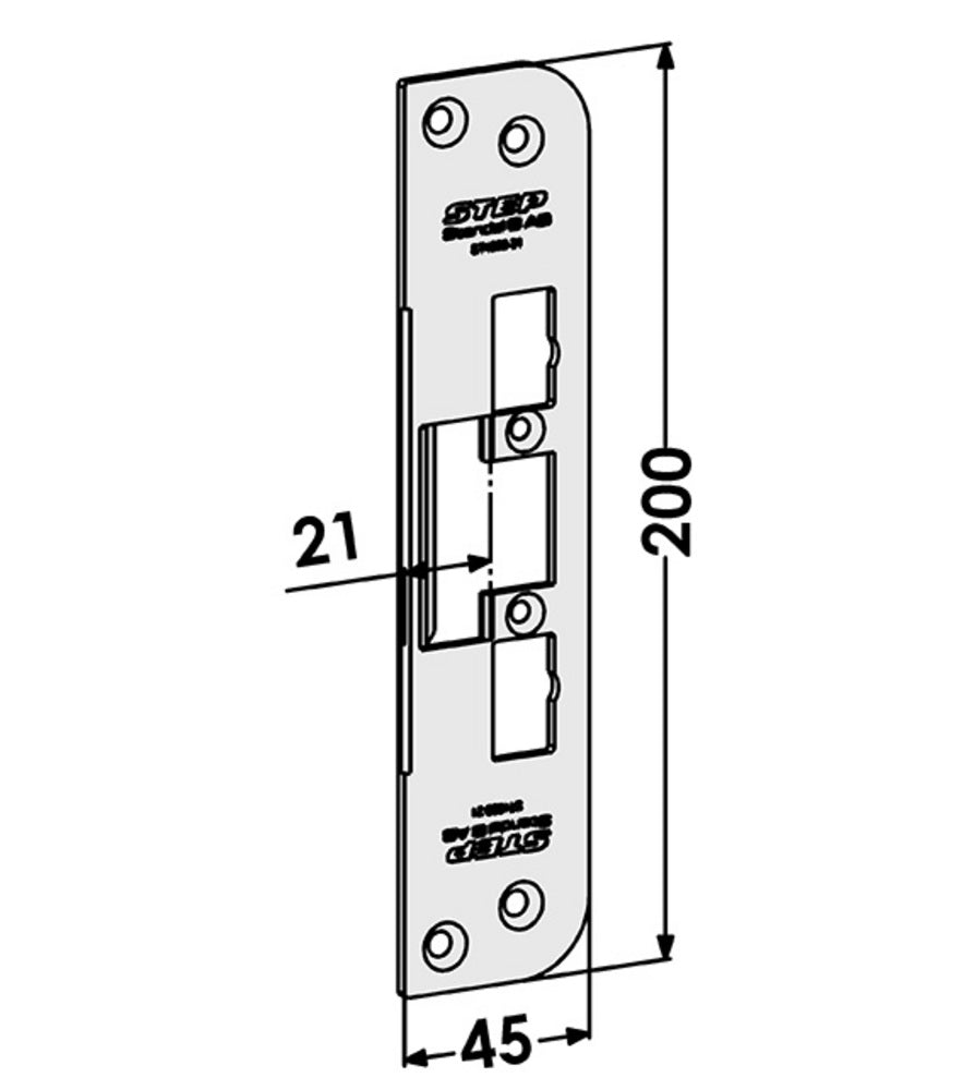 Monteringsstolpe ST4009-21 till    STEP 40 plan – Hög säkerhet och kvalitet