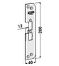 Monteringsstolpe ST4030-12 Höger   till STEP 40 – Hög säkerhet och kvalitet