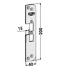 Monteringsstolpe ST4030-15 Höger   till STEP 40 – Hög säkerhet och kvalitet