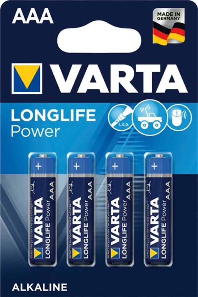 Batteri Varta LR03 AAA 4-pack High Energy – Hög säkerhet och kvalitet